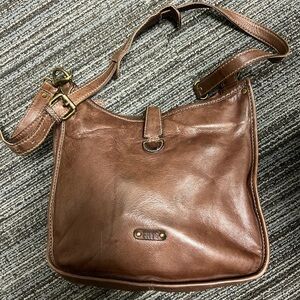 Frye Brown Leather Shoulder Bag